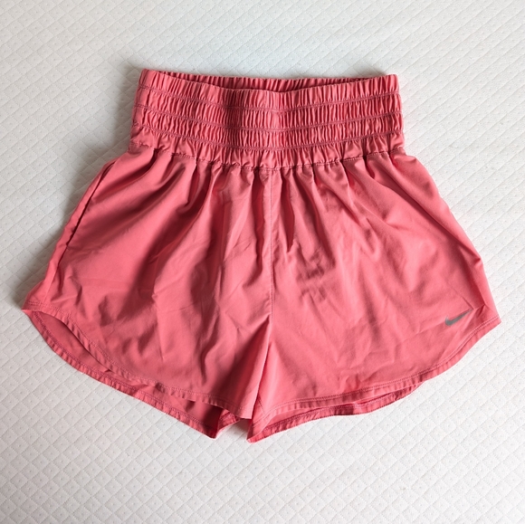 Nike Pants - Nike One Dri-FIT Ultra High-Waisted 3" Brief-Lined Shorts Pink Size L running